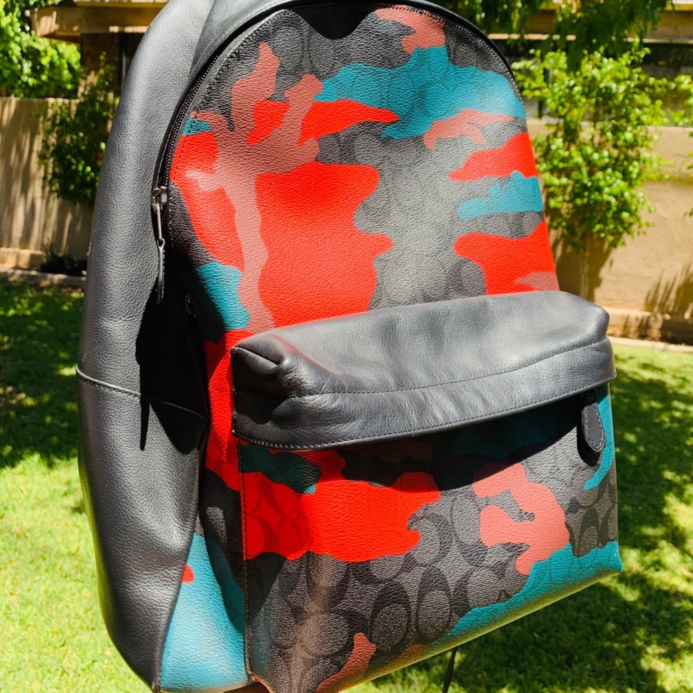 Leather Coach Backpack